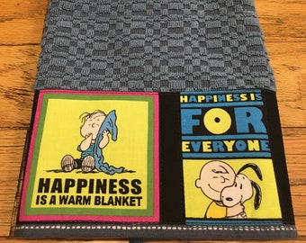 Peanuts Gang ‘Happiness’ Kitchen Towels | 100% Cotton