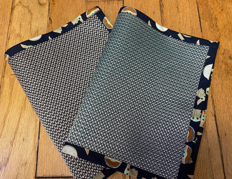 Baby Yoda Mandalorian Oven Mitt Potholder Placemat and Etsy