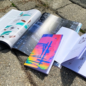 Mini livro para colorir de ilustração de moda