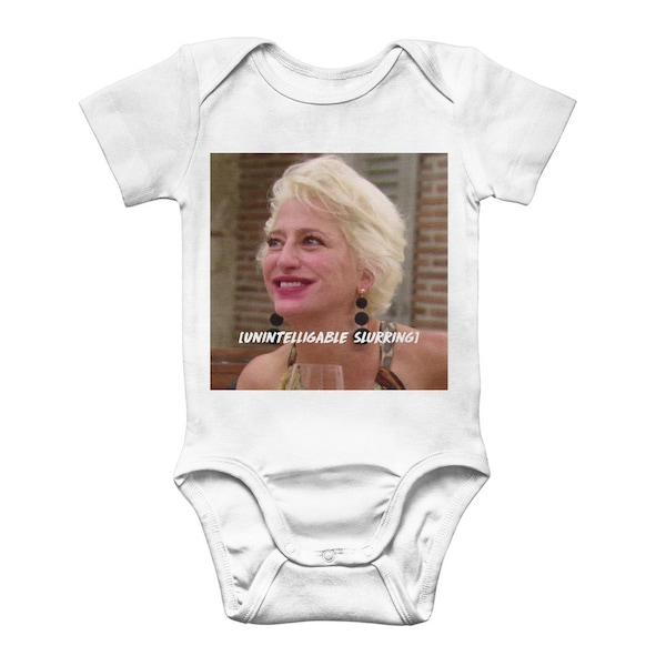 Bravo Onesie,Bravo Gift, Real Housewives, Dorinda Medley Baby Onesie, Funny All Colors, Cotton