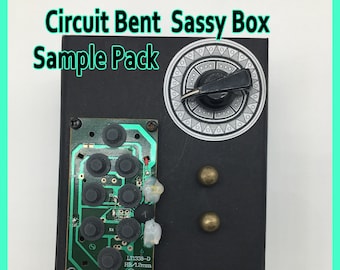 Circuit Bent Sassy Box - SAMPLE PACK - Beats - Electronic Music - One of a kind - Music Library