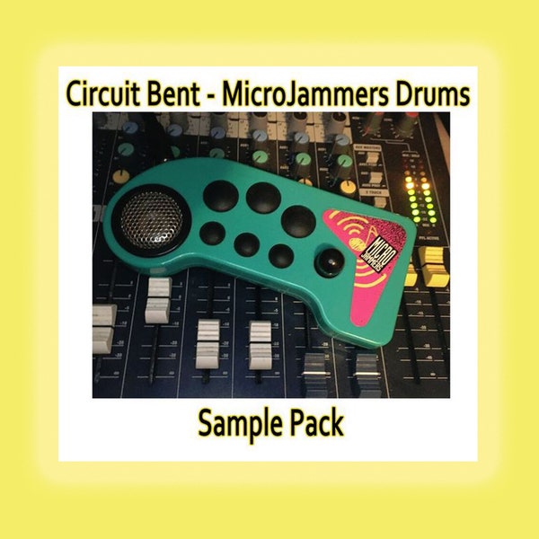 Circuit Bent - Micro Jammers Drums - SAMPLE PACK - Loops - Beats - Breaks - Glitch - Noise