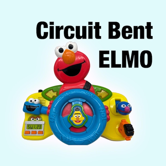 Circuit Bent Elmo Giggle 'n Go Driver Sesame Street - Noise