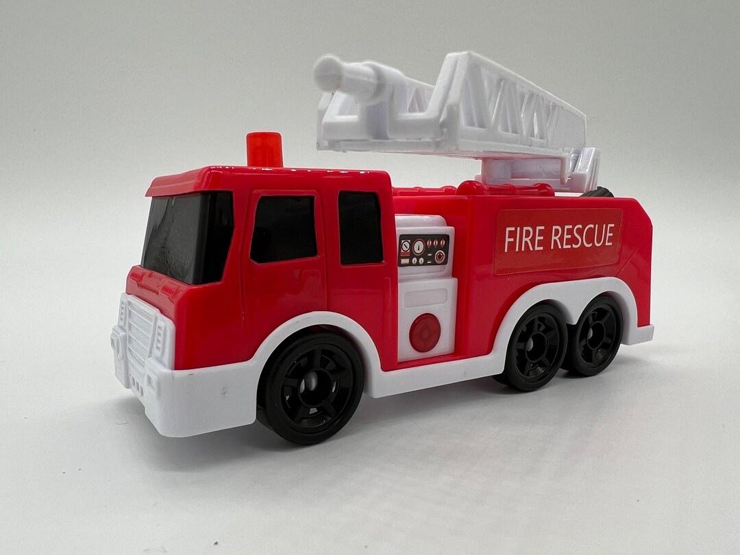Circuit Bent Mini Fire Engine Rescue Ladder Truck Toy Etsy
