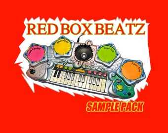 Circuit Bent Redbox Keyboard - SAMPLE PACK - Sound Design - Beats - Electronic - Experimental - Noise