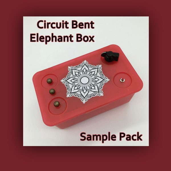 Circuit Bent - Elephant Box - SAMPLE PACK - Custom Musical Instrument - One of a kind.