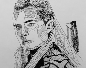 Original &#39;Legolas&#39; Portrait