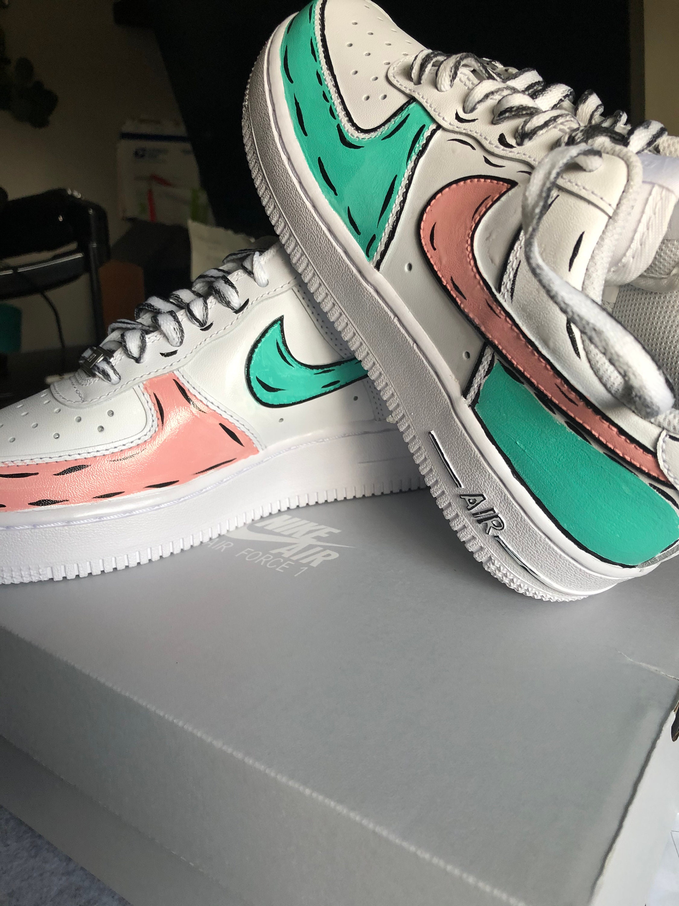 Custom Air Force 1 Cartoon Cartoon Personalized Shoes | Etsy Canada