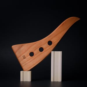 Vase Profile Pottery Rib - Double Sided Hardwood Clay Shaping Tool