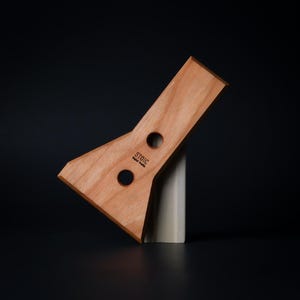 Angled Profile Pottery Rib - Tool for Shaping Bowls, Tumblers, Vases, and Mugs.