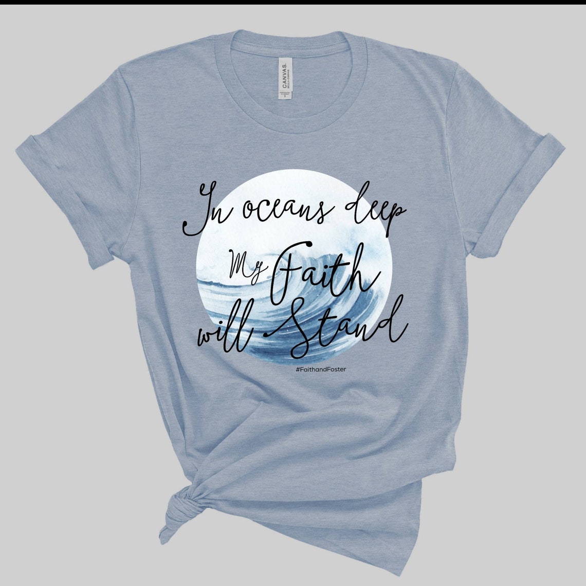 Oceans Christian TShirt Womens Christian Graphic Tee Etsy