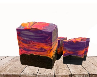 SUNSET DREAMING Handmade Soap, Cold Process Soap