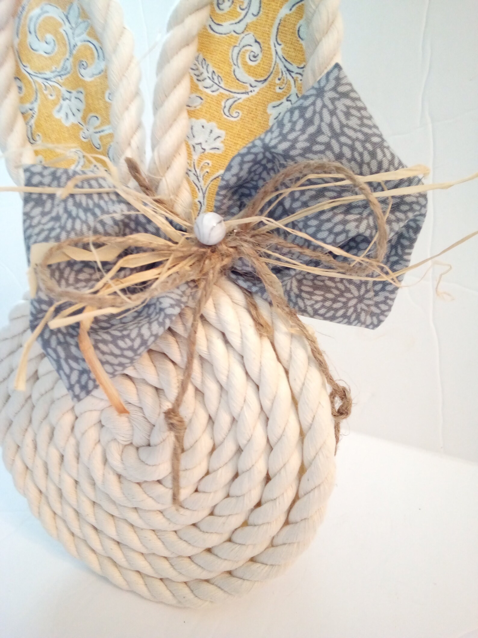 Rustic Pinwheel Jute Rope Twine Bunnies Easter Bowl Fillers Etsy