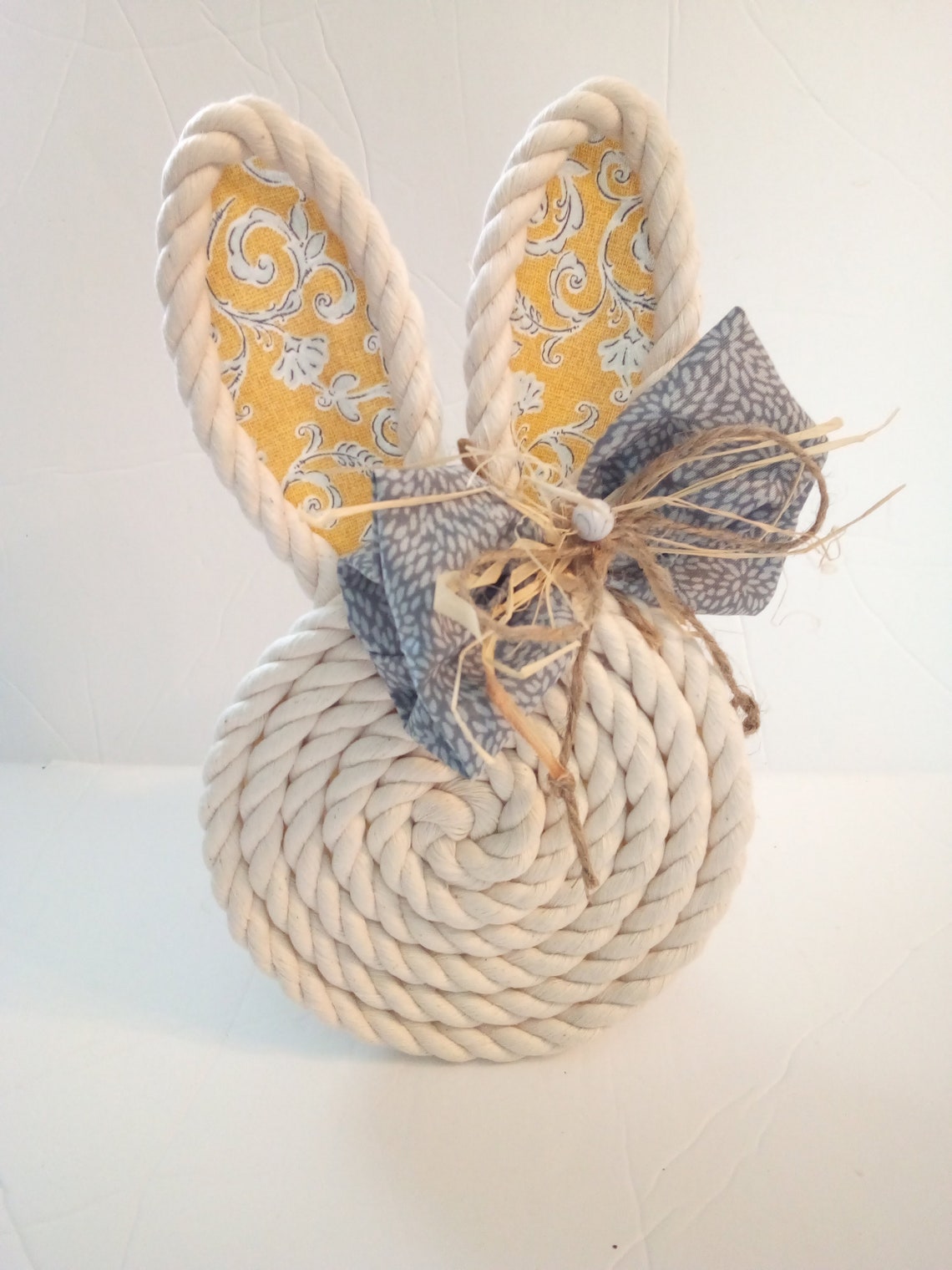 Rustic Pinwheel Jute Rope Twine Bunnies Easter Bowl Fillers Etsy
