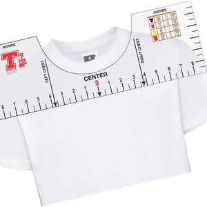 Tshirt Ruler Printable Bundle, T-shirt Alignment Tool Template, Tshirt Ruler  Guide Pdf, Tshirt Alignment Ruler, Placement Guide Ruler Pdf 