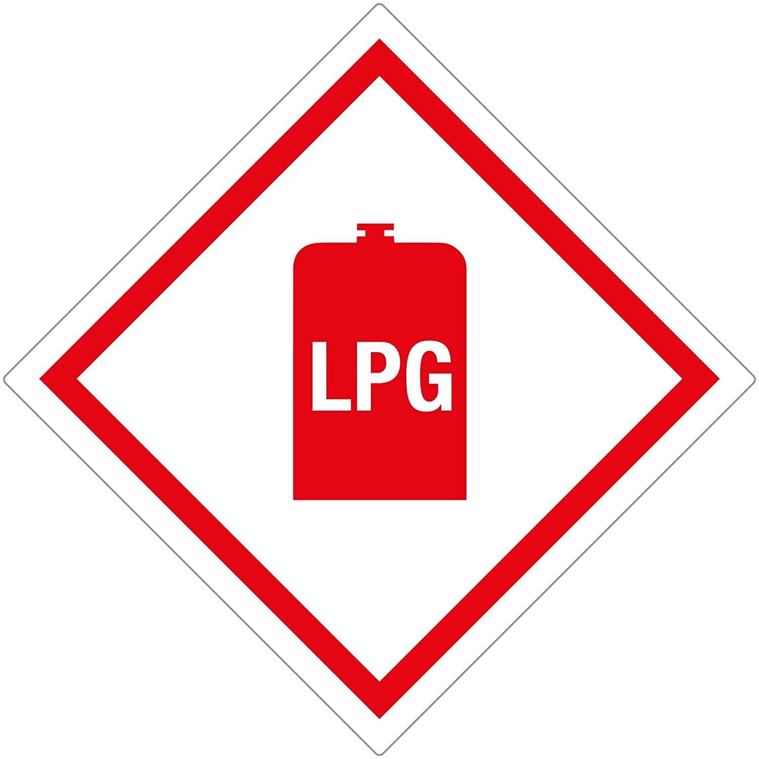 2 Pegatinas De Advertencia De Gas GLP