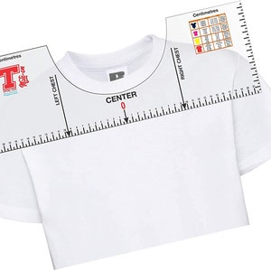 Tshirt Alignment Tool Svg -  UK