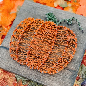 Pumpkin String Art Template | DIY String Art | String Art Template | Digital Download