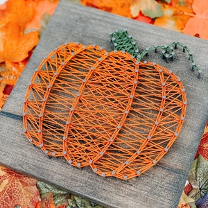 Pumpkin String Art Template DIY String Art String Art Template Digital Download image 1