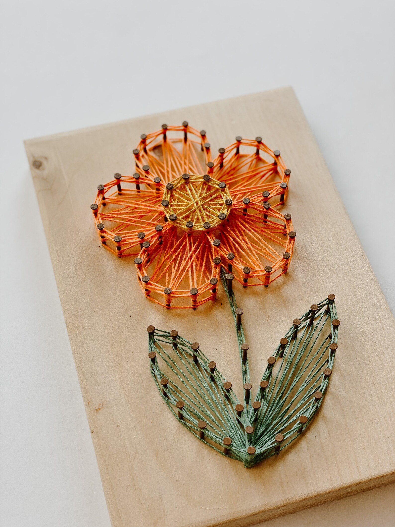 Daisy Flower String Art Template DIY String Art String Art Template ...