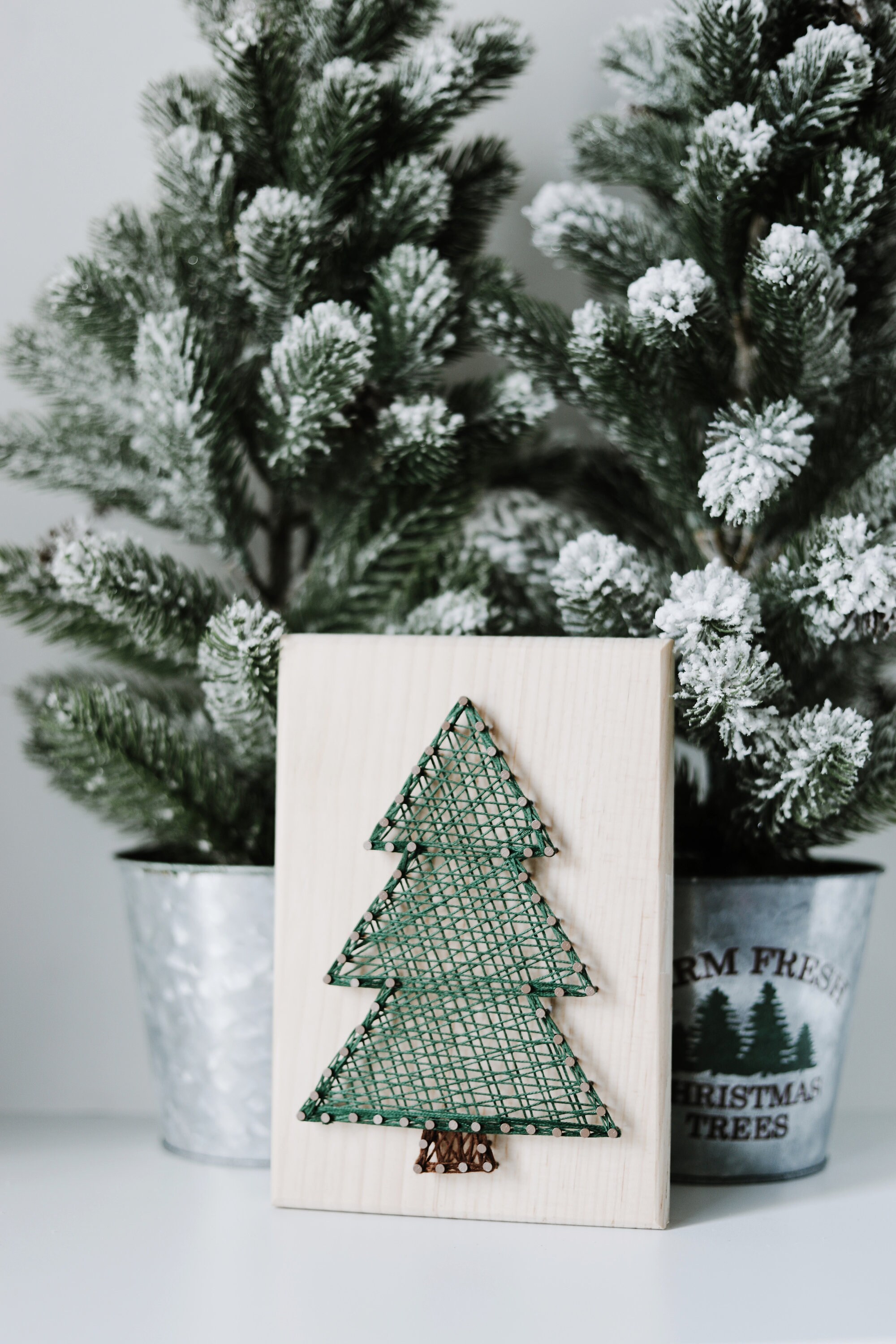 Classic Tree String Art Kit Christmas String Art DIY Kit Etsy