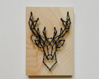 Reindeer String Art Kit | Deer String Art | DIY Kit | Holiday Decor | Christmas Craft | String Art Kit | Adult Craft | Craft Kits