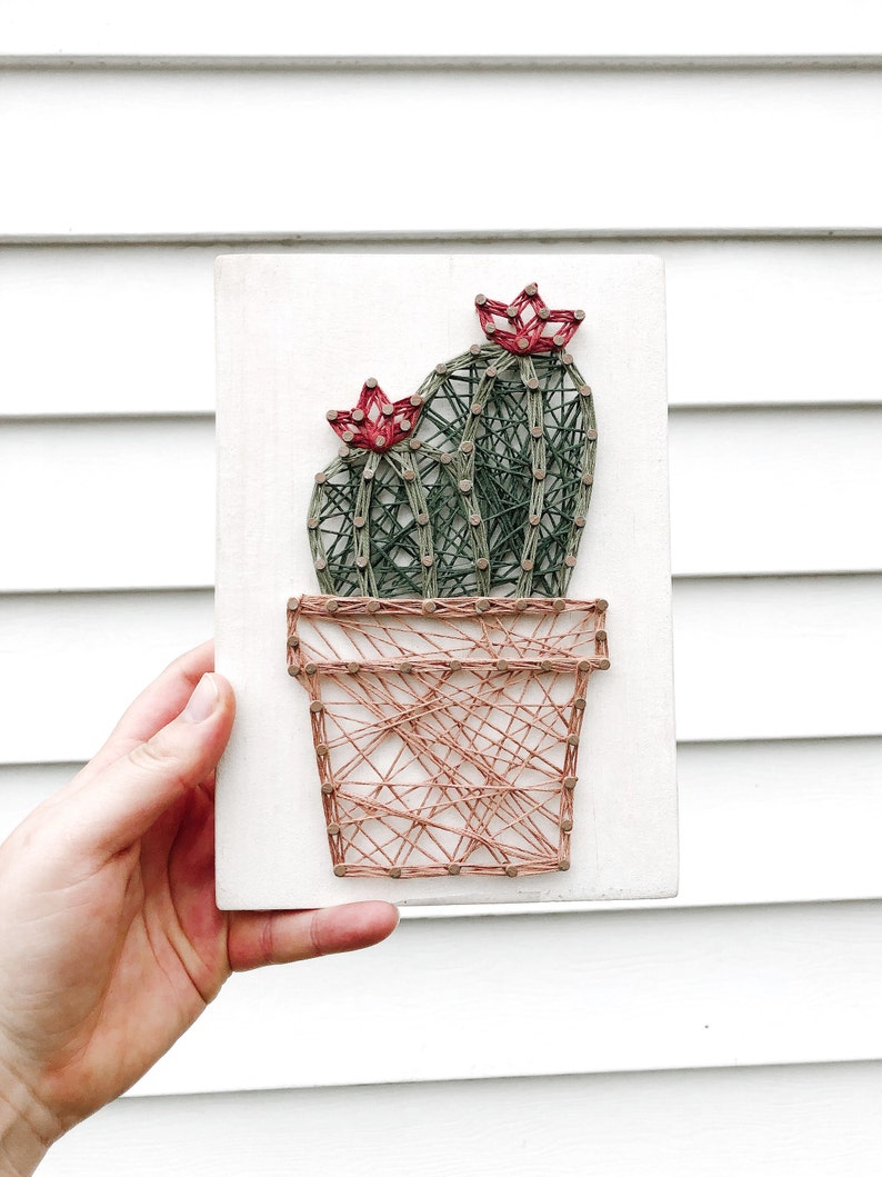 DIY String Art Kits Multiple Designs Available Plant String Flower Cactus