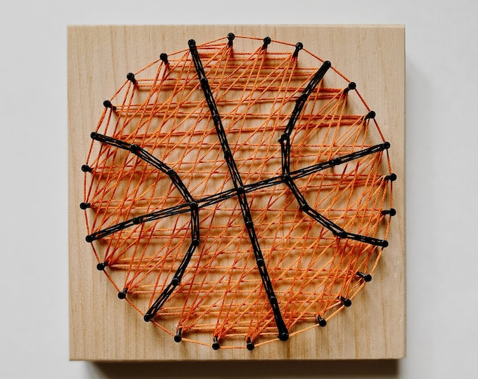 Basketball DIY String Art Kit | DIY String Art | Kids Crafts | DIY for Kids | String Art | Basketball String Art | Basketball Decor