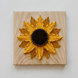 Sunflower DIY String Art Kit | Fall String Art | DIY Kit | Fall Home Decor | DIY Fall Decor | Sunflower Decor | Fall Sign | Floral Decor
