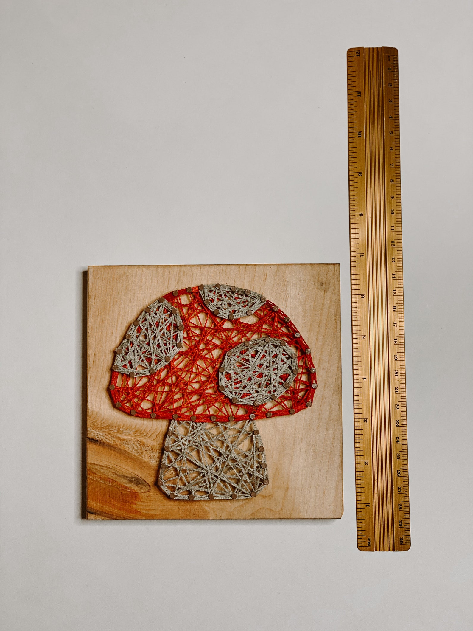 DIY String Art Kit Mushroom Design DIY String Art Kids Etsy