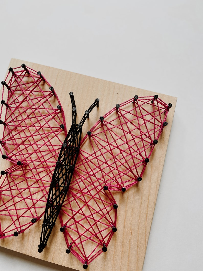 Butterfly DIY String Art Kit | DIY String Art | Kids Crafts | DIY for ...