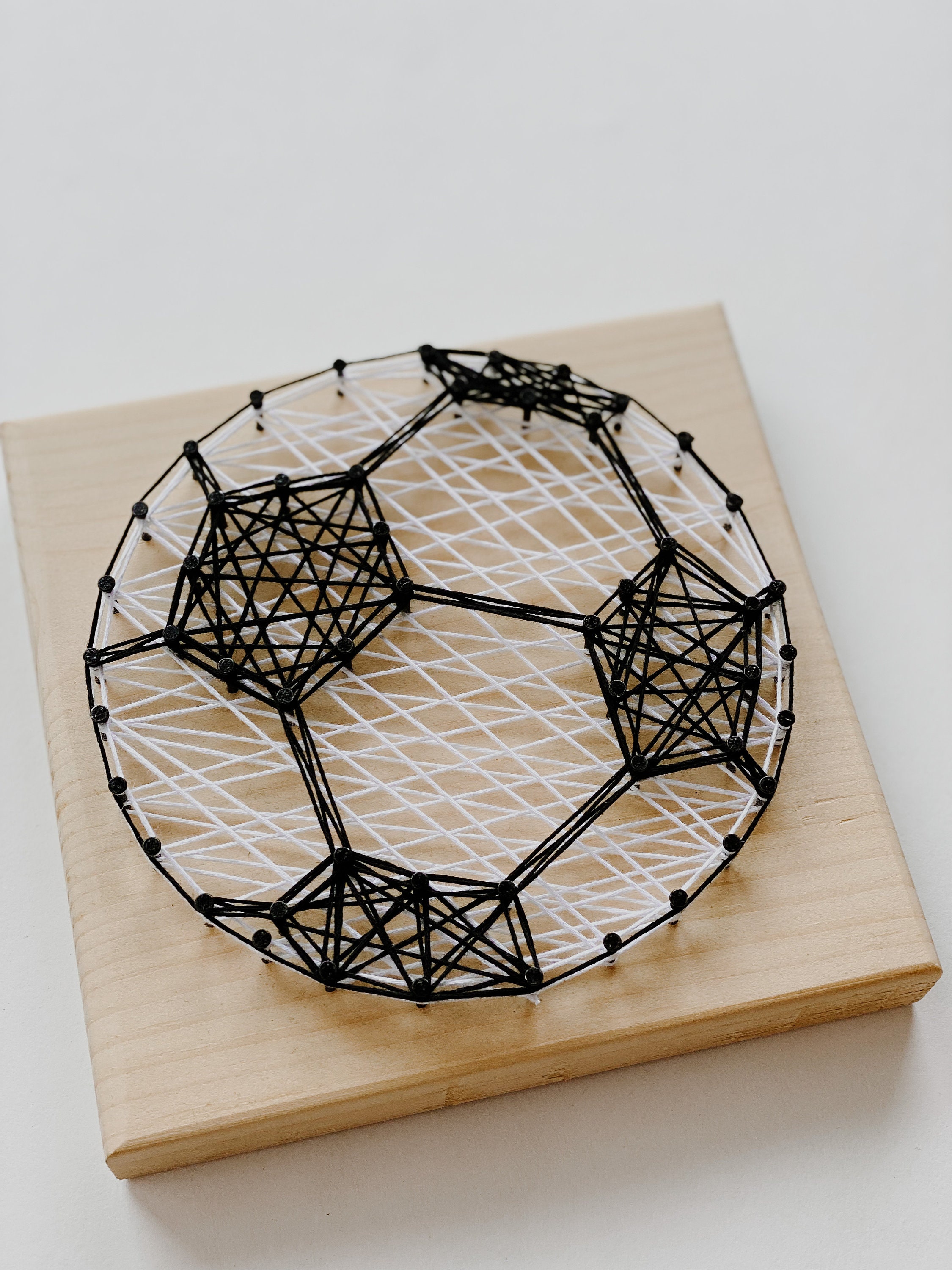 Soccer DIY String Art Kit DIY String Art Kids Crafts DIY for Kids String Art Soccer String Art