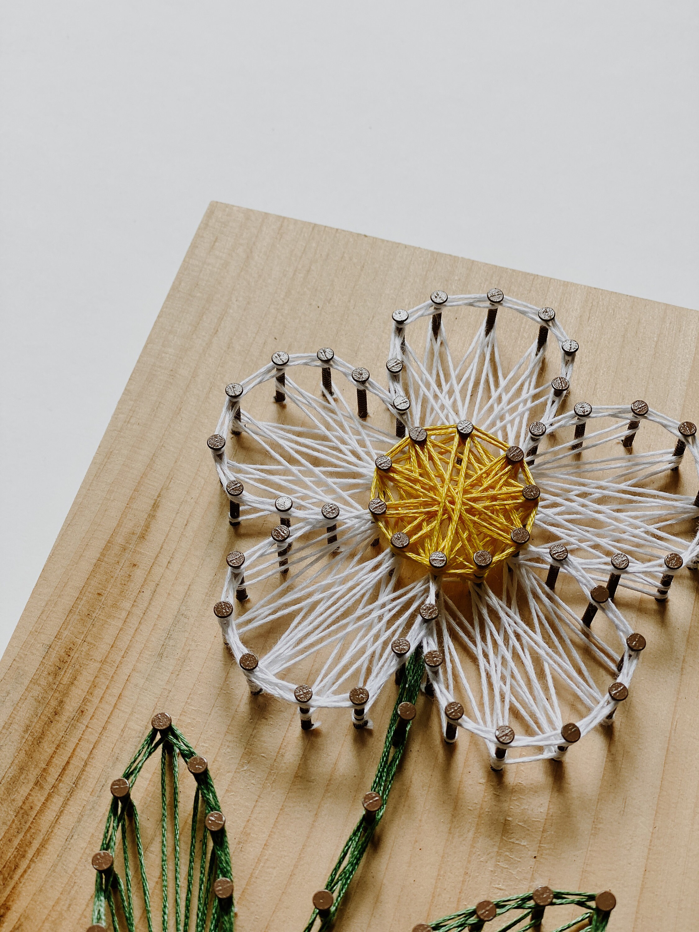 Daisy Flower String Art Template DIY String Art String Art Template ...