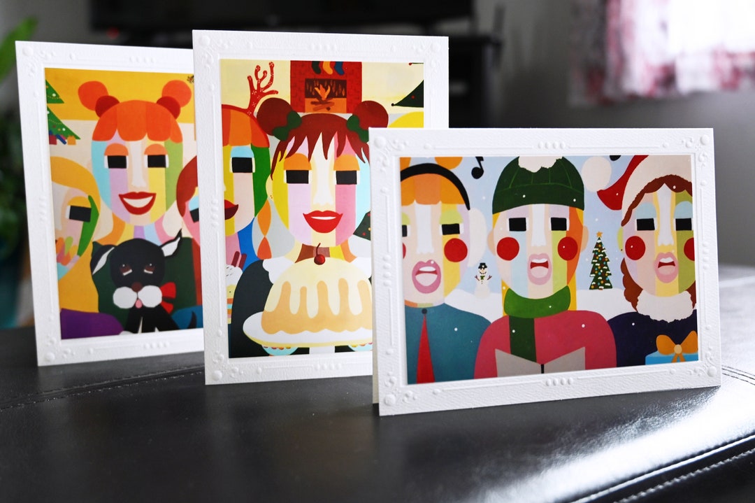 Cute Colorful Fun & Funky Christmas Cards to Cheer your Holiday Merry ...