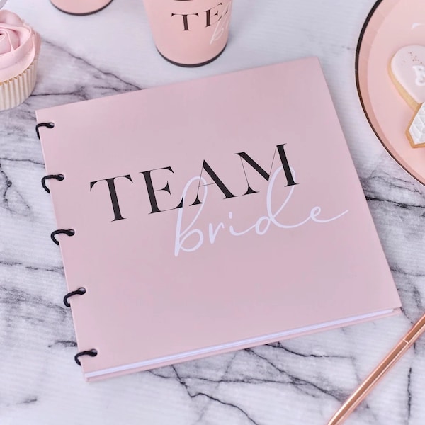 Team Bride / Guestbook / Wedding gift / JGA gift / Wedding