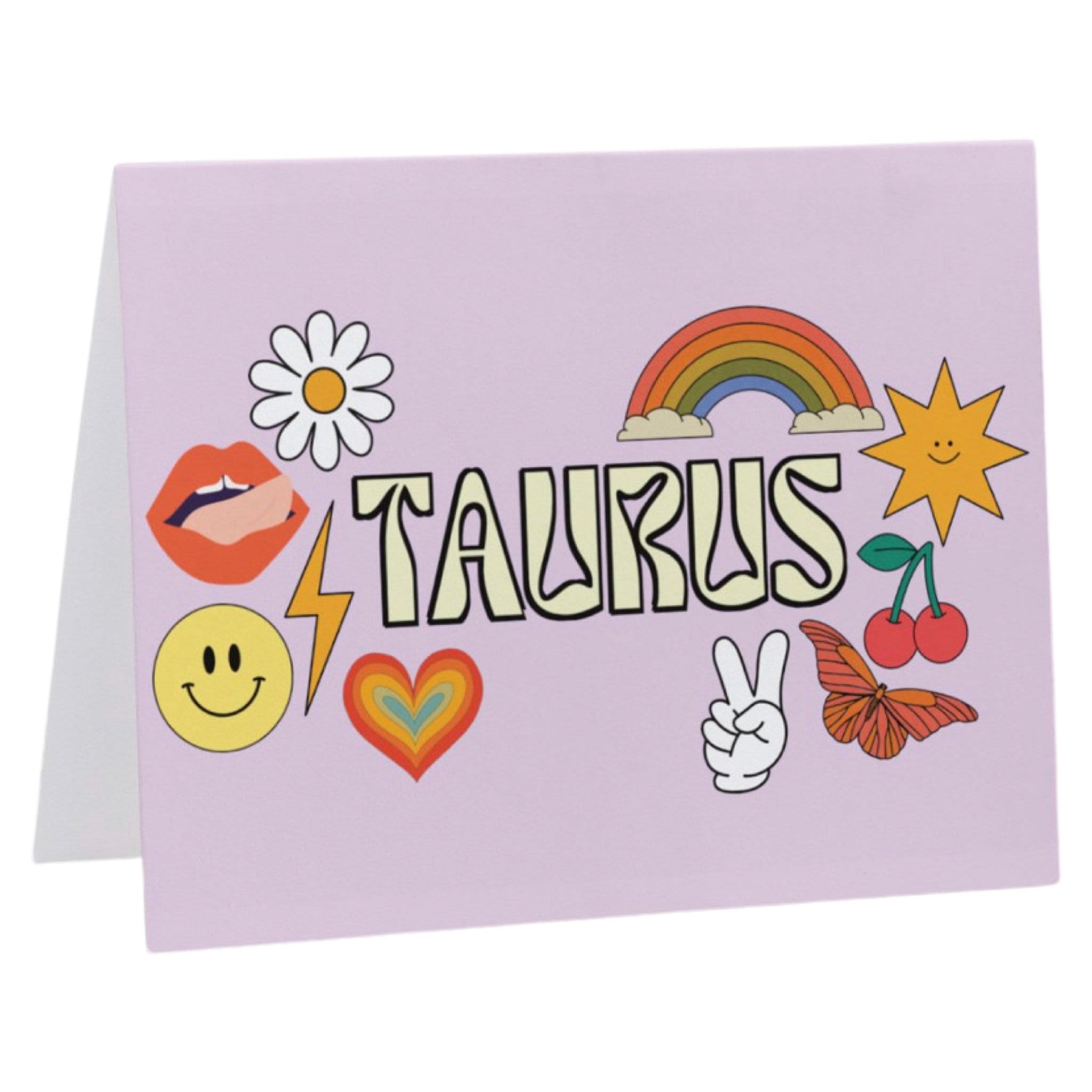 Taurus Sign Card Taurus Zodiac Sign Birthday Card - Etsy