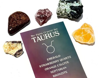 Taurus Dierenriem Kristal Set