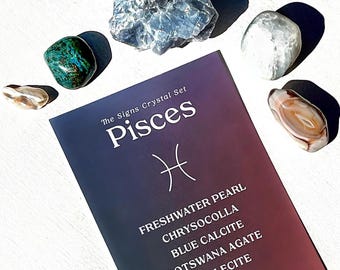 Pisces Zodiac Crystal Set