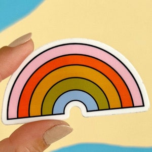 Retro Rainbow Sticker