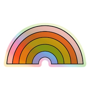 Holografischer Regenbogen Sticker