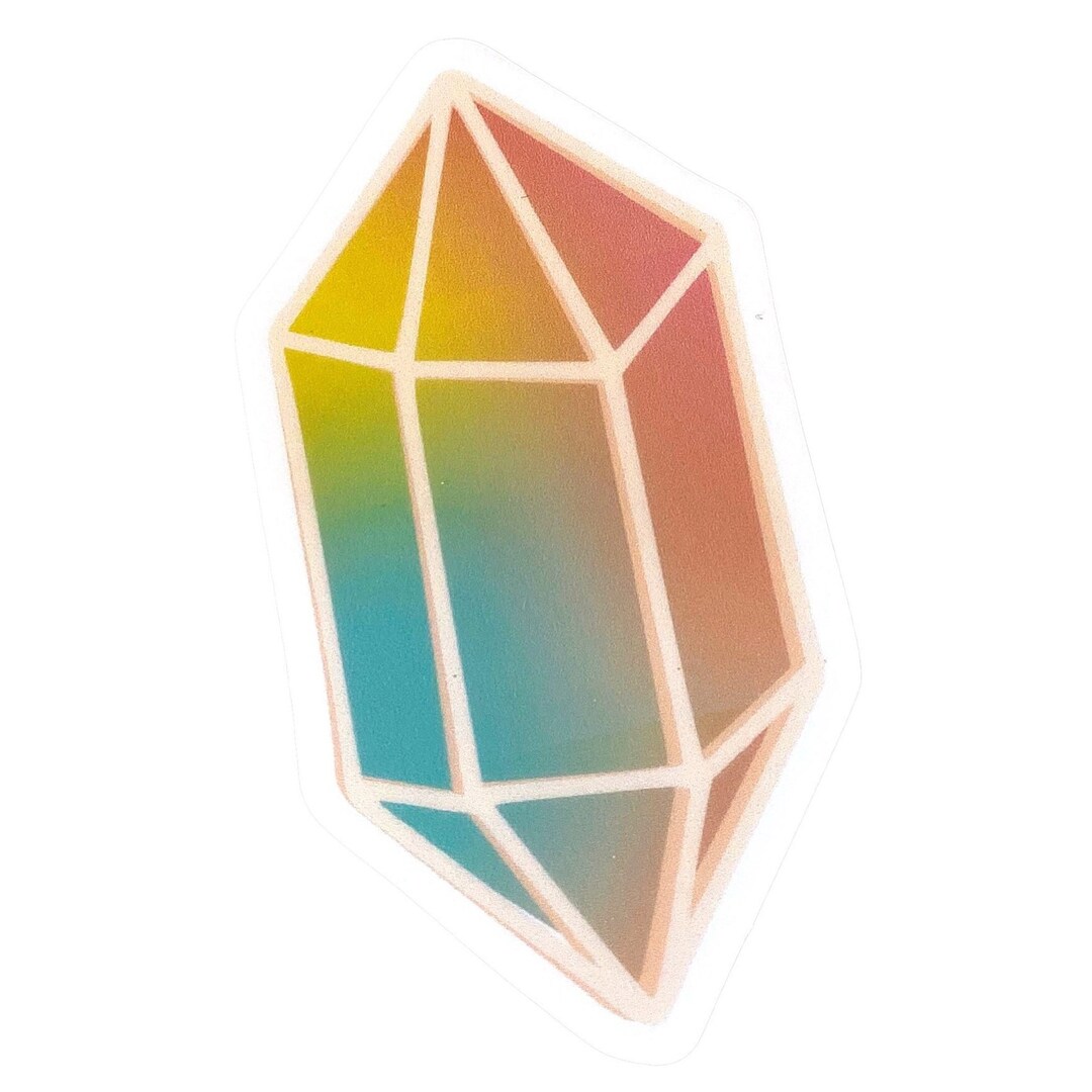 Crystal Light Sticker Rainbow Crystal Sticker, Waterproof Vinyl Gem (3