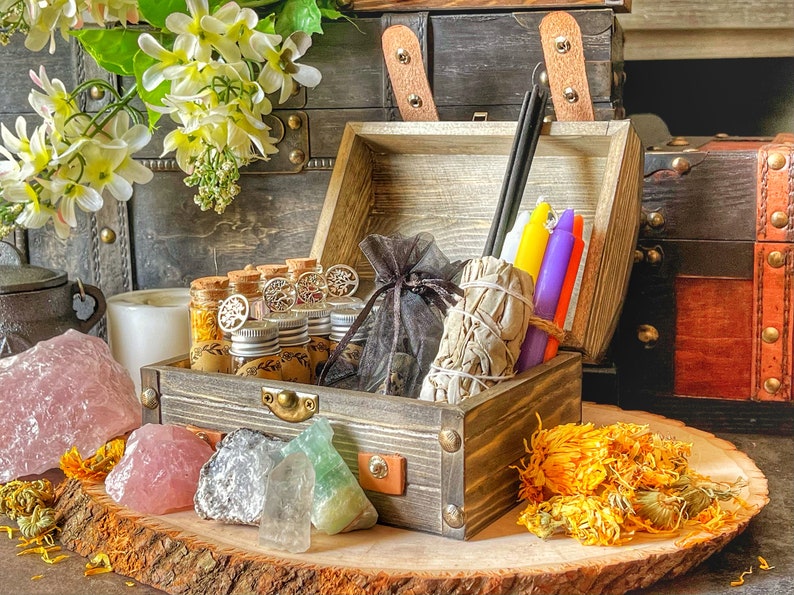 Complete Witch Kit/ Apothecary Starter Kit/ Ritual Kit/ kit Etsy