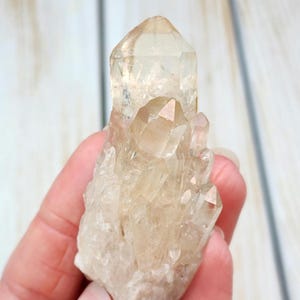 3&quot; A+ Citrine Cluster 56g, Natural Raw Untreated Kundalini Quartz, High Grade Lightbrary Citrine Crystal Point