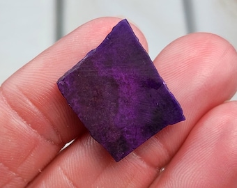 1" A+ Gel Sugilite 3g, Rare Semi Precious Sugilite Gemstone, Natural Rough Sugilite, Translucent Purple Sugilite Crystal, Wessels Mine