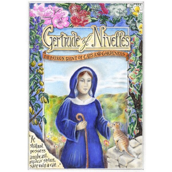 St Gertrude of Nivelles