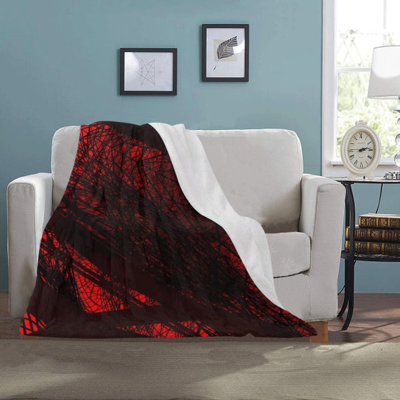 Abstract Webbed Gothic Alternative Ultra soft Micro Fleece Blanket Available in Small to Extra Large Etsy