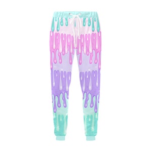 Pastel Goth Drippy Casual Sweatpants