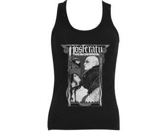 Women's Gothic Nosferatu Vintage Vest Top