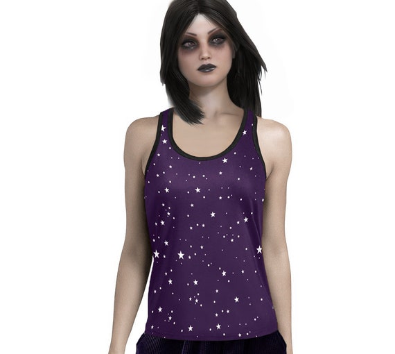 Dark purple vest top Clearance