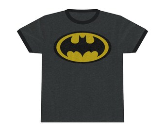Batman Ringer Tee | Etsy Hong Kong